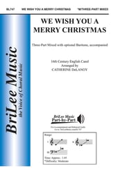 We Wish You a Merry Christmas Three-Part Mixed choral sheet music cover